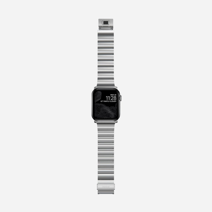 Nomad Strap Stainless Steel Silver V2 42/44/45/49mm