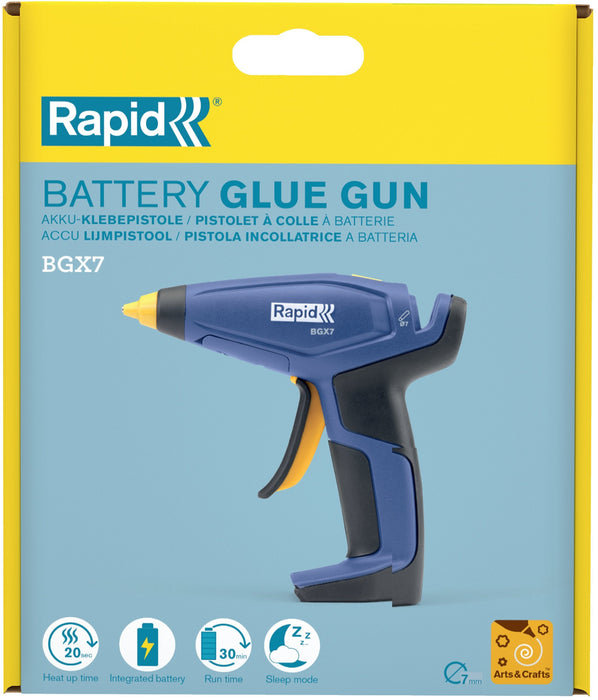 Rapid Pistola De Pegamento Caliente Batería Bgx7 D7mm Abschaltautomatik Azul