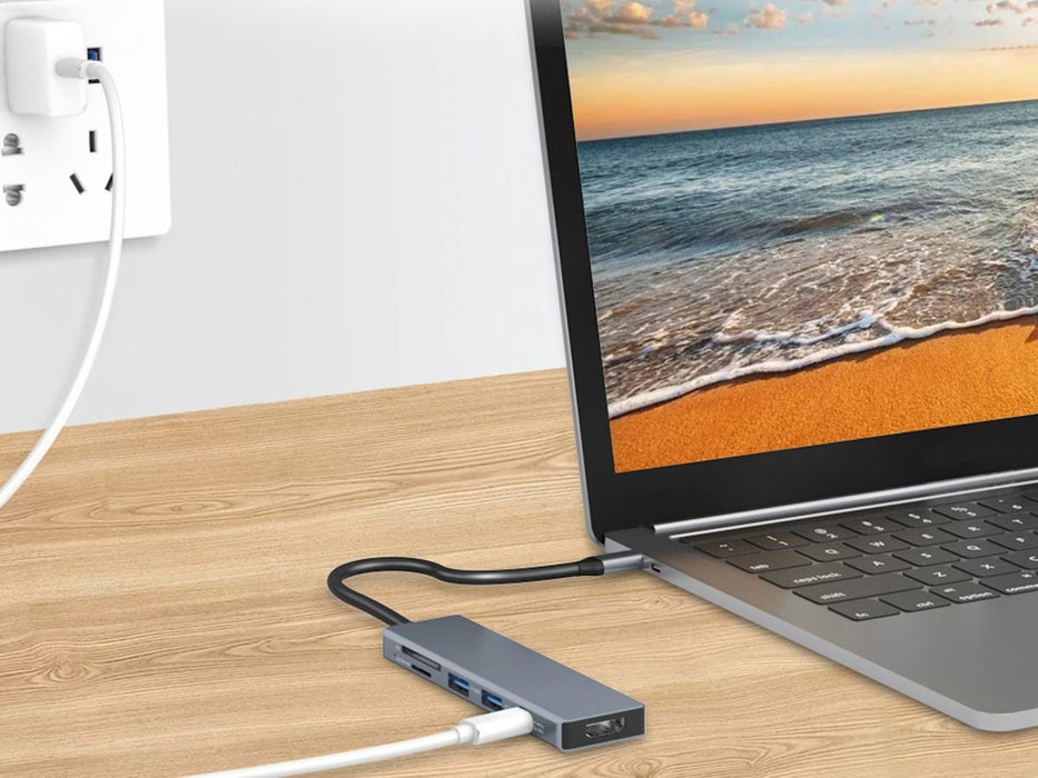 EAN 4015867234075 - Conceptronic DONN23G base para portátil y replicador de puertos Alámbrico USB 3.2 Gen 1 (3.1 Gen 1) Type- imagen 6