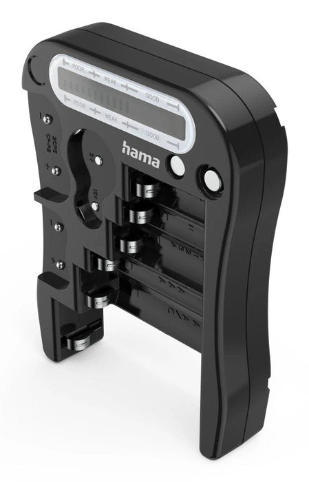 Hama Comprobador De Pilas Y Baterias - Universal - Pantalla Lcd - Negro