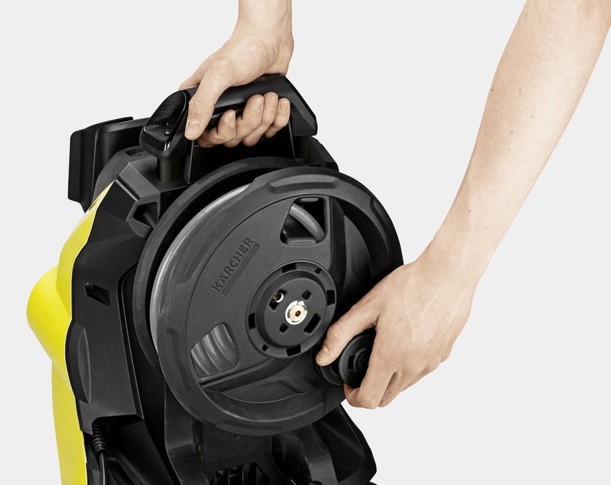 EAN 4066529122605 - Kärcher 1.324-330.0 Limpiadora de alta presión o Hidrolimpiadora Vertical Eléctrico 420 l/h Negro, Amaril imagen 4