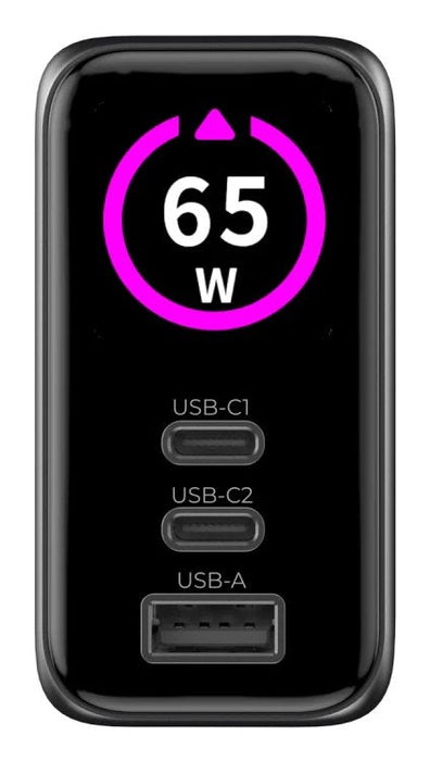Mobile Origin 65w Gan Charger Pw20 2x Usb-C + Usb-A