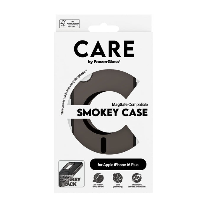 EAN 5715685004179 - PanzerGlass CARE™ by ® Urban Combat Case Smokey w. Black MagSafe iPhone 16 Plus funda para teléfono móvil imagen 3