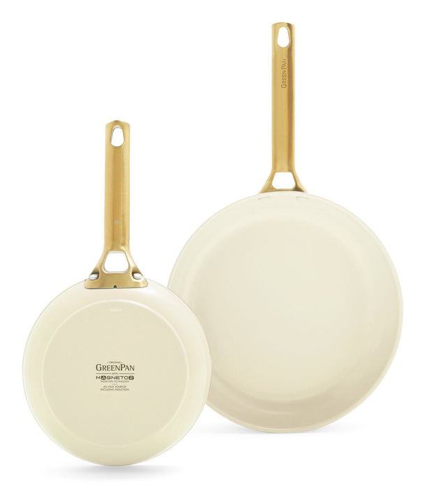 Greenpan Padova Reserve 2tlg Bratpfannenset 20+26cm Creme