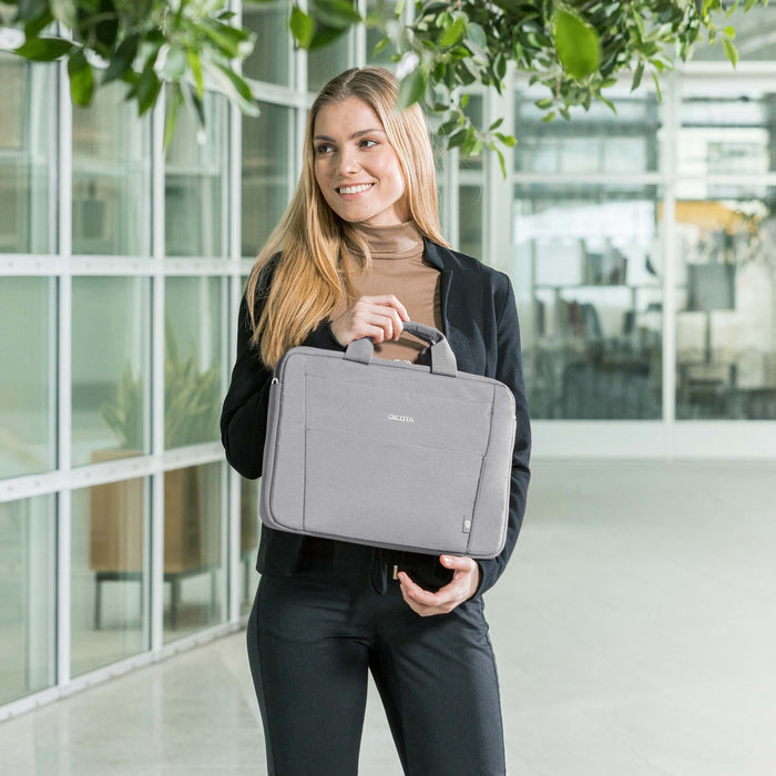 EAN 7640186418805 - DICOTA Eco Slim Case BASE 35,8 cm (14.1") Maletín Gris imagen 5