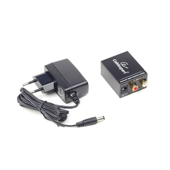 EAN 8716309082570 - Gembird DSC-OPT-RCA-001 convertidor de audio Negro imagen 4