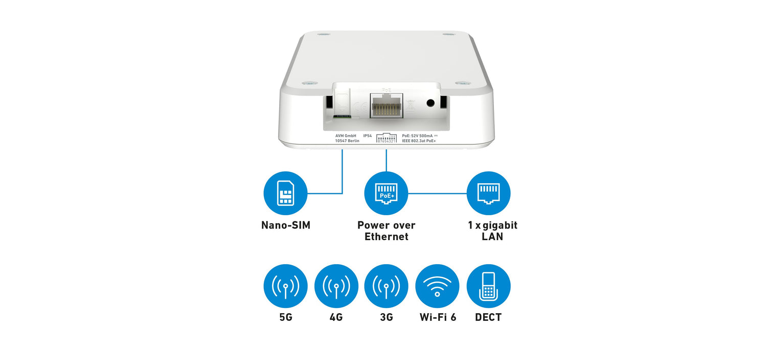 EAN 4023125030710 - Box FRITZ! 6860 5G Edition International router inalámbrico Gigabit Ethernet Doble banda (2,4 GHz / 5 GHz imagen 4