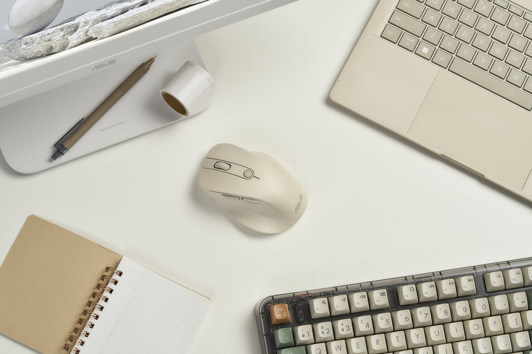 Raton  Asus Md105  Wireless Milky Blanco