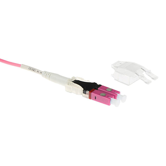 1 Meter Multimode 50 125 Om4 Polarity Twist Fiber Cable With Lc Connectors