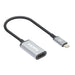 EAN 0766623153706 - Manhattan 153706 adaptador de cable de vídeo 0,15 m USB Tipo C HDMI tipo A (Estándar) Negro, Plata imagen 3