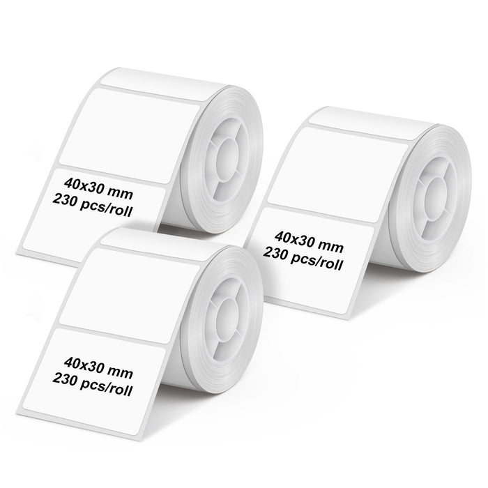 Olympia Etikettenrolle Para Pm220 3er Pack Blanco