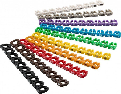 EAN 4040849725159 - Goobay 72515 soporte para manguito de identificación de conductor Multicolor PVC 100 pieza(s) imagen 1