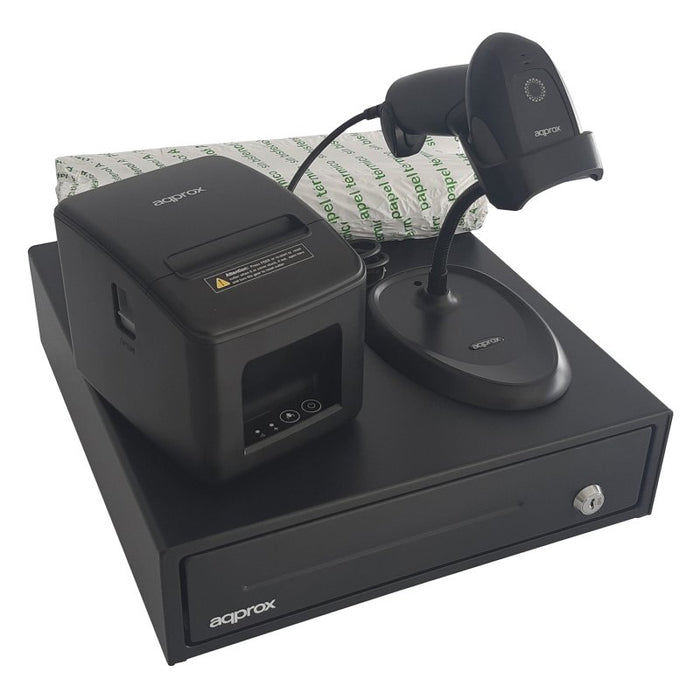 EAN 8435099530640 - Approx appPOSPACK3380USB 203 x 203 DPI Alámbrico Térmica directa Impresora de recibos imagen 1