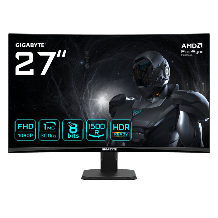 Gigabyte Gs27fca Curved Gaming Monitor 68,6cm (27")