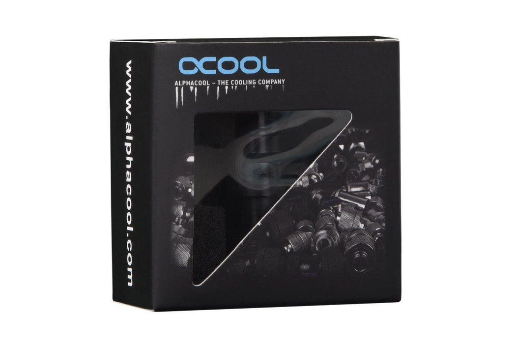 Alphacool 17463 Accesorio O Pieza De Sistema De Refrigeración Para Ordenador Racor, Embrague Negro (Mate), Racor, Latón, Negro, 1/4", 40 Mm, 2,1 Cm