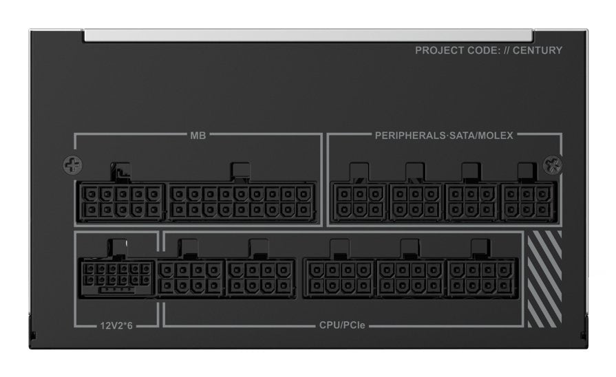 EAN 4710562746365 - Montech CENTURY II 1200W unidad de fuente de alimentación 20+4 pin ATX ATX Plata, Negro imagen 6