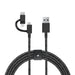 EAN 4895200436645 - Native Union BELT-ULC-CS-BLK-NP cable USB 2 m USB A USB C/Micro USB A/Lightning Negro imagen 2