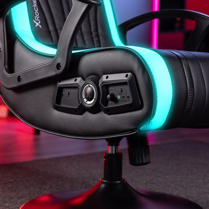 EAN 94338230390 - X Rocker Fury 2.1 RGB Silla gaming Asiento acolchado Negro, Blanco imagen 3