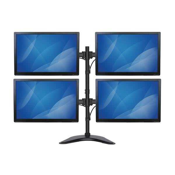 EAN 0065030870016 - StarTech.com ARMBARQUAD soporte para monitor 68,6 cm (27") Escritorio Negro imagen 5