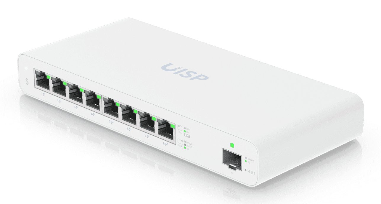 EAN 0810010076595 - Ubiquiti UISP Gestionado L2 Gigabit Ethernet (10/100/1000) Energía sobre Ethernet (PoE) Blanco imagen 1