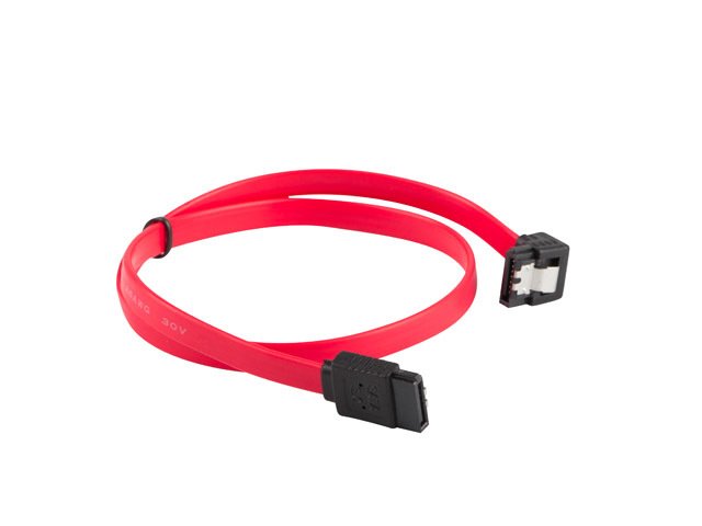 Lanberg Cable Sata Iii 50 CentaâMetros Ca-Sasa-13cu-0050-R Conector En Angulo Pletina Seguridad