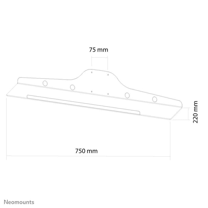 EAN 8717371440824 - Neomounts KEYB-V100 accesorio para soporte de monitor imagen 3