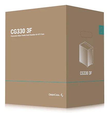 Deepcool Cg330 3f (Negro, Panorama-Design) R-Cg330-Bkngm3-G
