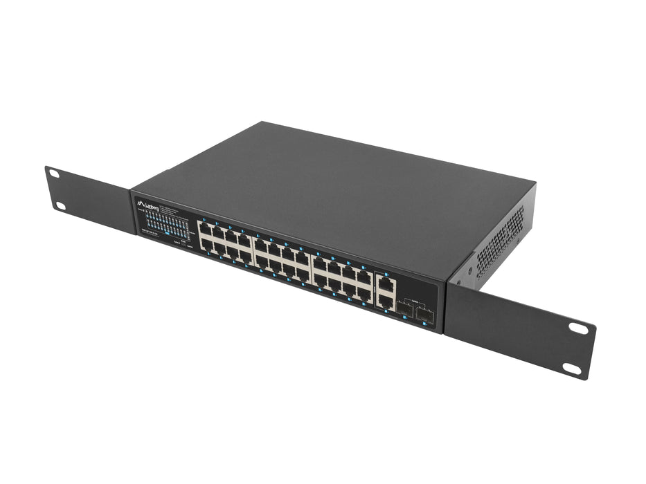 EAN 5901969438680 - Lanberg RSGE-24P-2GE-2S-250 switch No administrado imagen 6