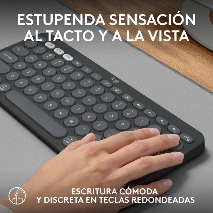 EAN 5099206111127 - Logitech 920-011827 teclado Universal Bluetooth QWERTY Español Grafito imagen 14