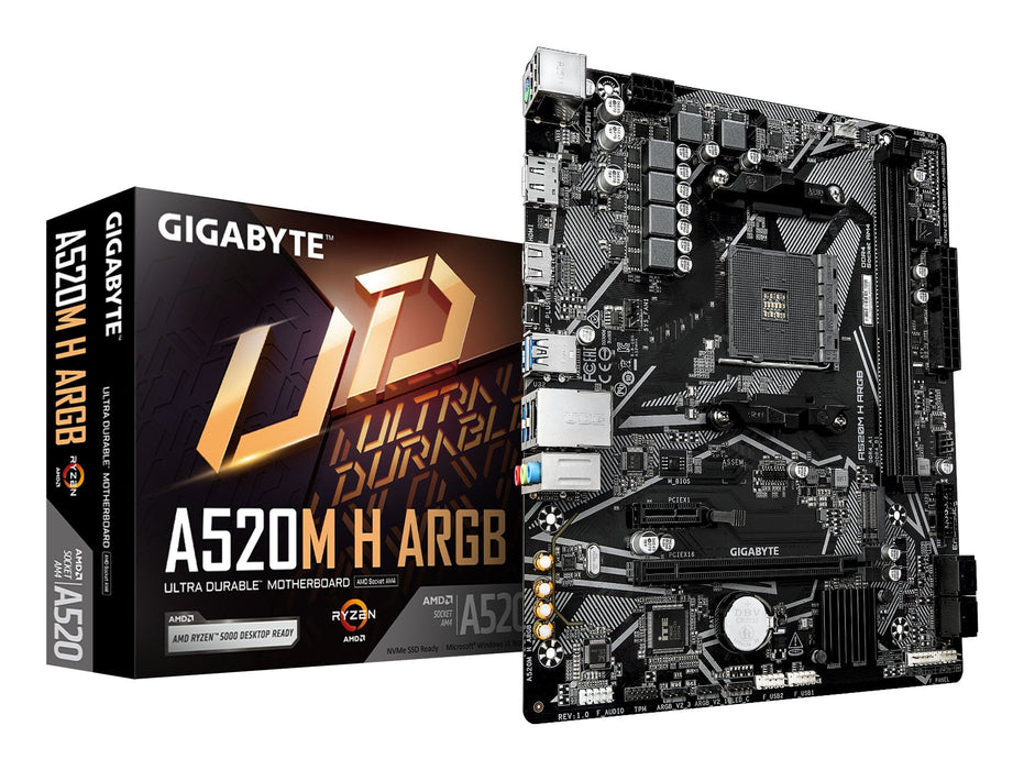 Placa Base Gigabyte A520m H Argb Am4 1xhdmi A520m H Argb