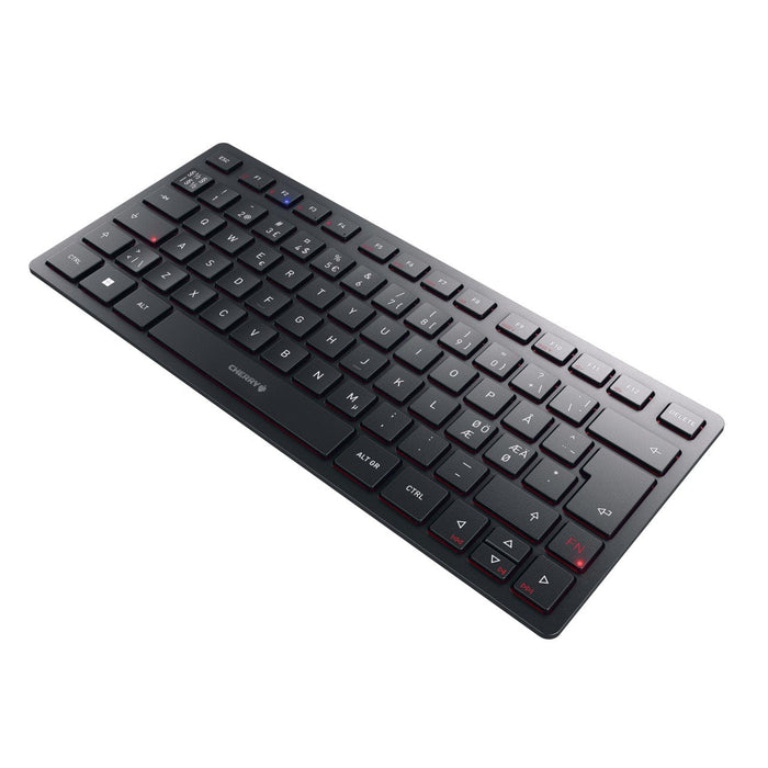 Cherry Tas Kw 9200 Mini Diseño Pn Inalámbrico Negro