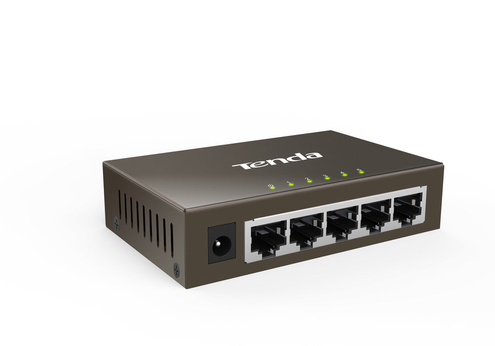 EAN 6932849436839 - Tenda TEG1005D switch No administrado Gigabit Ethernet (10/100/1000) Gris imagen 2