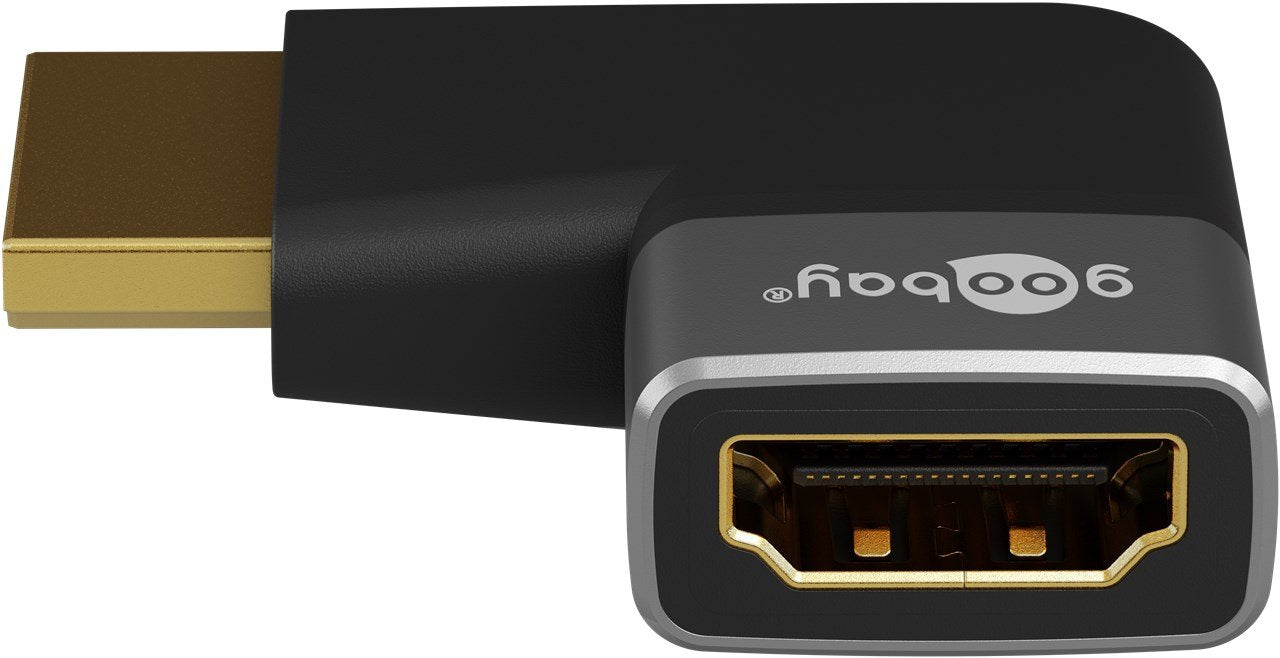EAN 4040849720109 - Goobay 72010 adaptador de cable de vídeo HDMI tipo A (Estándar) Negro, Plata imagen 3