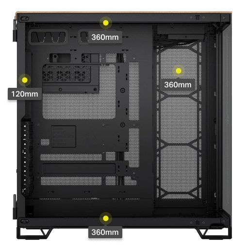 Caja Pc Corsair Cc-9011282-Ww  Midi Tower Negro, Nuez