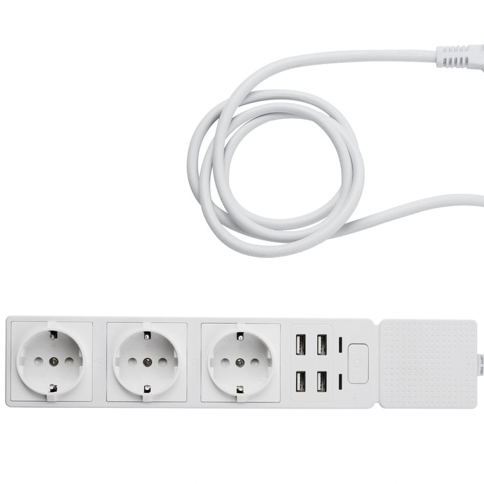 EAN 4717964703538 - Edimax SP-1123WT base múltiple 1,5 m 3 salidas AC Interior Blanco imagen 3