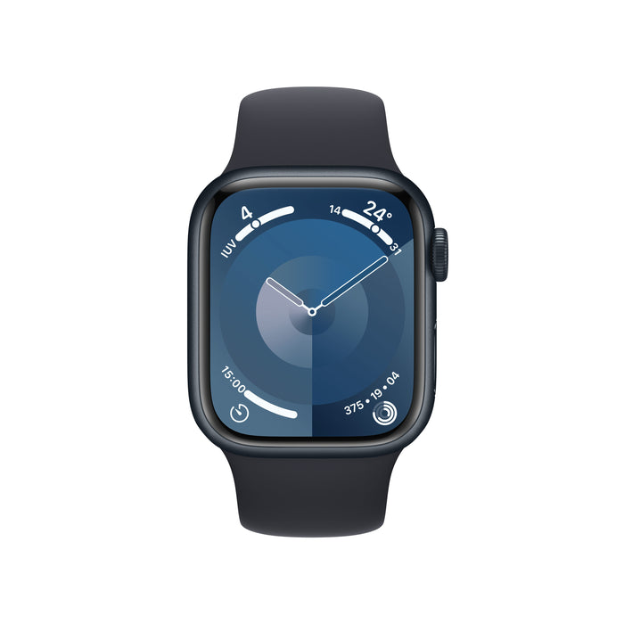 Apple Watch Series 9 Gps Cellular 41mm Caja De Aluminio Medianoche Correa Deportiva Medianoche S M