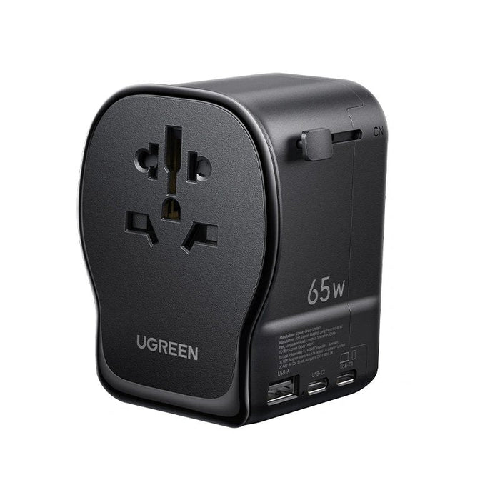 Ugreen S550 Travel Adapter Universal Gan 65w Mit Typ B (Usa) Typ E F (Eu) Typ G (Grobritannien) Typ I (Australien China)