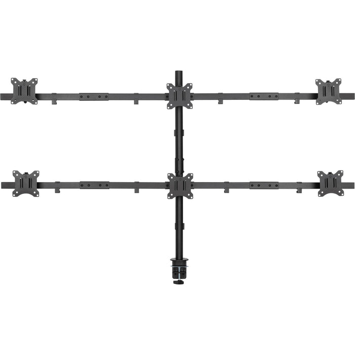 Inline® Desk Bracket For 6x Tv / Led / Tft Display Up A 81cm 32" Max. 7kg Negro
