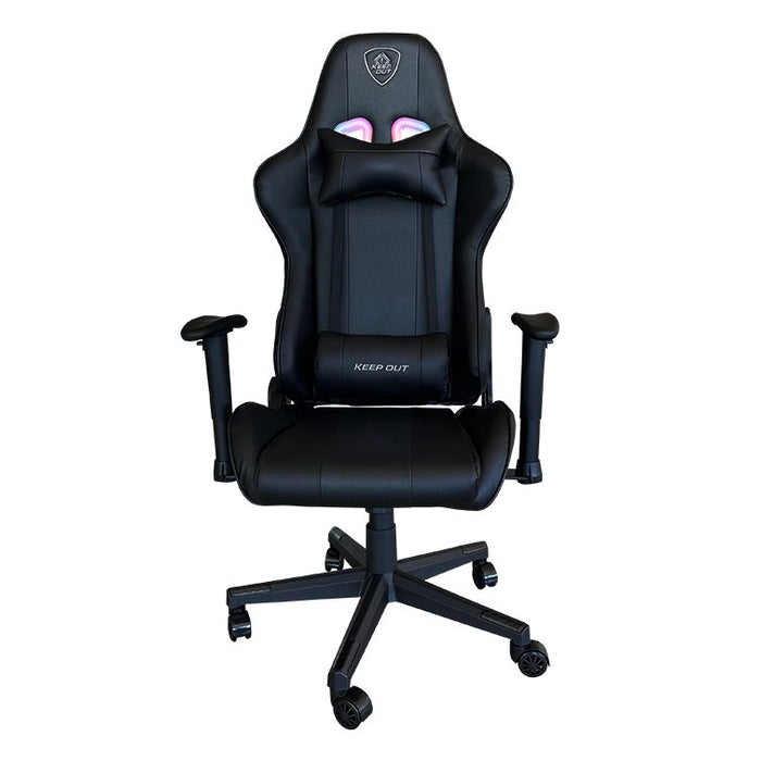 EAN 8435099529057 - KeepOut XSRGB-RACING silla para videojuegos Silla para videojuegos universal Asiento acolchado Negro imagen 12