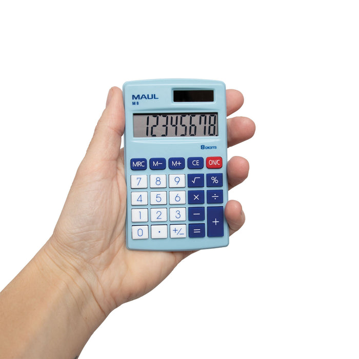 EAN 4002390085168 - MAUL M 8 calculadora Bolsillo Pantalla de calculadora Azul, Blanco imagen 6