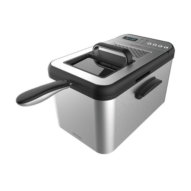 EAN 8435484043021 - Cecotec Cleanfry Luxury 4000 Sencillo 4,2 L Independiente 3270 W Freidora Negro, Acero inoxidable imagen 1