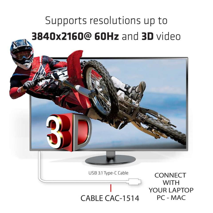 EAN 8719214470791 - CLUB3D CAC-1514 adaptador de cable de vídeo HDMI tipo A (Estándar) Blanco imagen 5