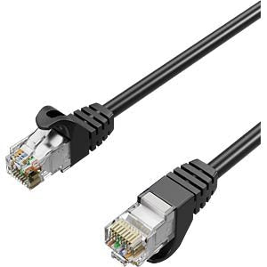 Shiverpeaks Rj45 Cable De Red S Ftp Cat7, Pur, Negro 0,5m
