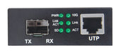 EAN 0766623508193 - Intellinet 508193 convertidor de medio 10000 Mbit/s Negro imagen 3