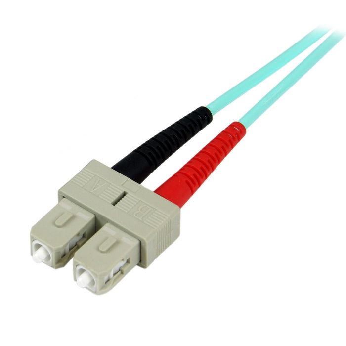 Startech.Com A50fblcsc1 Cable De Fibra Optica 1 M Lc Sc Om3 Turquesa