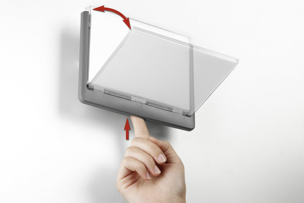 EAN 4005546405483 - Durable 486637 portacartel y stand de información Portacarteles A5 Plástico Grafito imagen 7