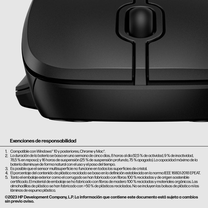 EAN 0197498130101 - HP 255 Dual Wireless Mouse ratón Oficina Ambidextro Bluetooth Óptico 1600 DPI imagen 4
