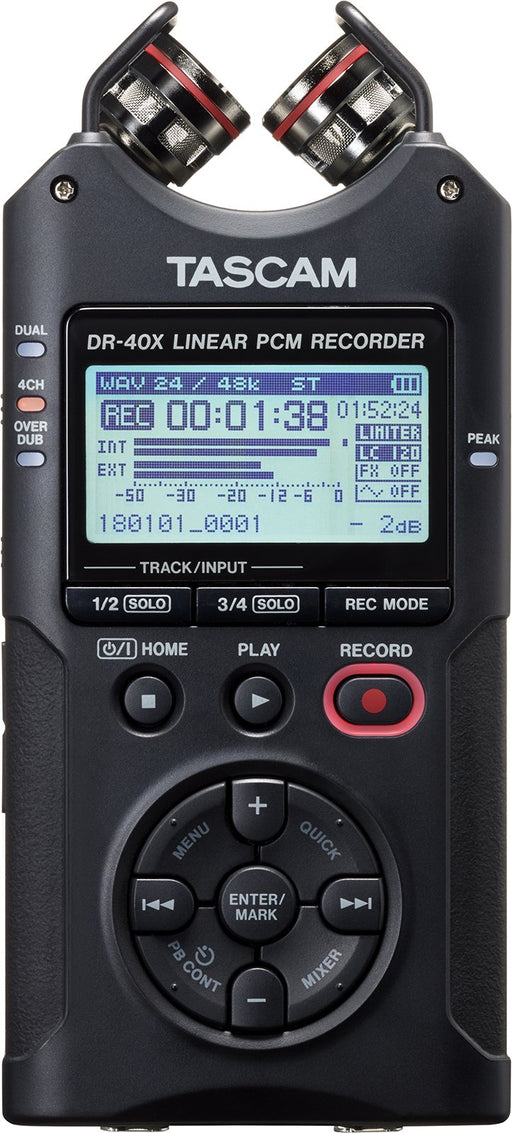 EAN 4907034130733 - Tascam DR-40X dictáfono Tarjeta flash Negro imagen 1