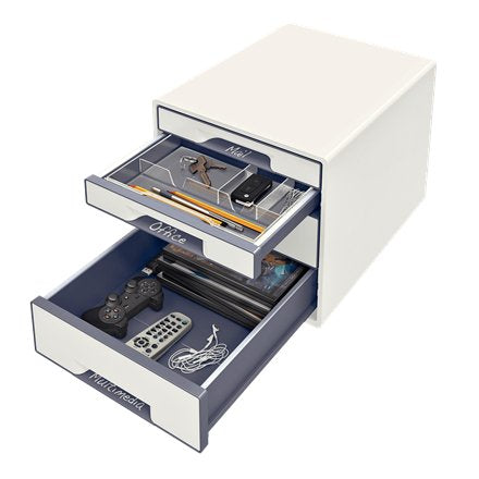 Esselte Leitz Wow Cube - Cajonera - 4 Cajones - Para A4 (210 X 297 Mm)