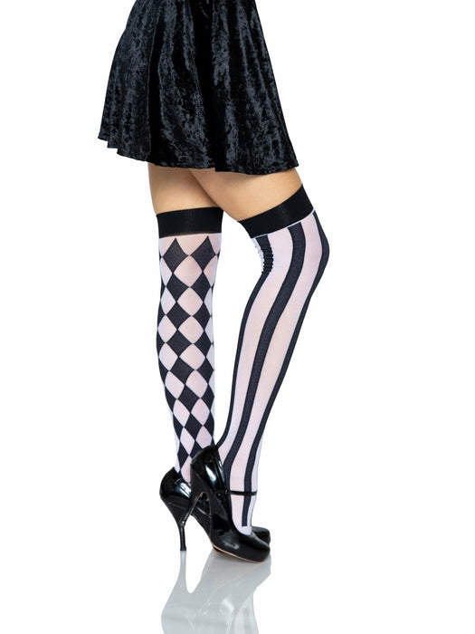 EAN 0714718450797 - Leg Avenue 6120_00722 pantis y media Negro, Blanco imagen 4